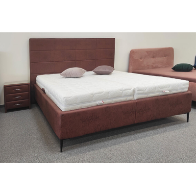 ENA 180 NKM PNEU čalúnená posteľ - nočný stolík ZDARMA