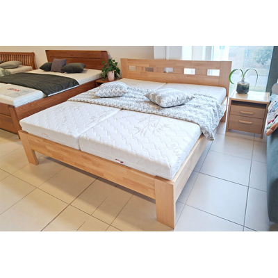 STENLY masívna manželská posteľ