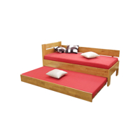 Drevené jednolôžko 90x200 Tina s prídavným lôžkom