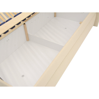 KOSKA 180 VKL2 PNEU sivo-béžová posteľ