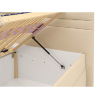 KOSKA 180 VKL2 PNEU hnedá posteľ